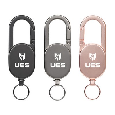 Recovery Oval Carabiner Badge Reel